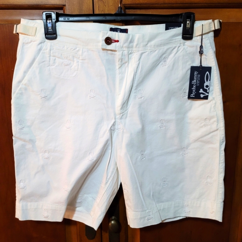 Psycho Bunny Shorts White